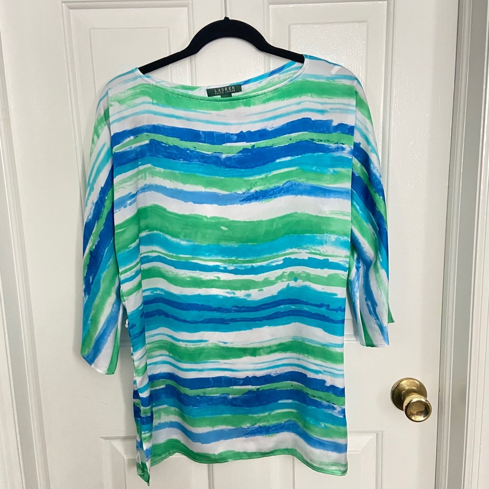 Lauren by Ralph Lauren Striped Blouse